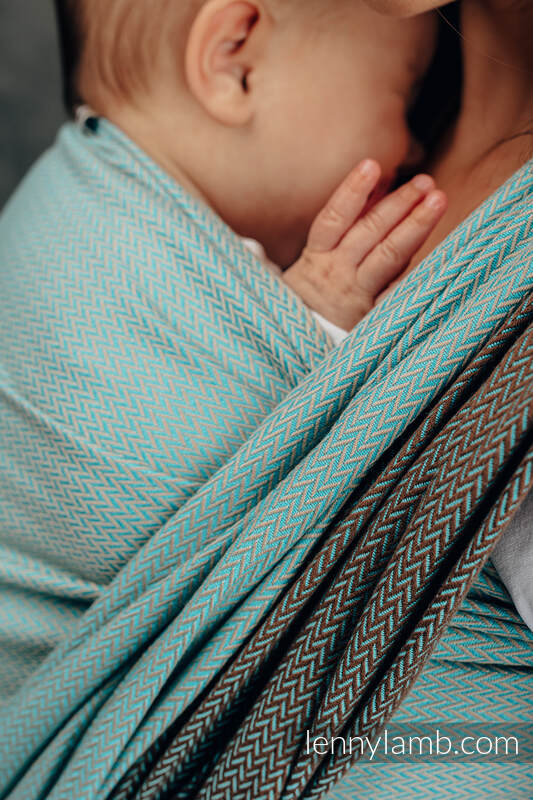 Lenny Lamb - My First Baby Sling LITTLE HERRINGBONE BABY MINT M