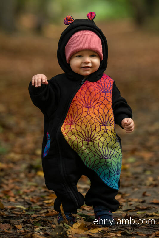 Lenny Lamb - Jumpsuit for a child - size 86 - Black & Rainbow Lotus Lenny Lamb - Jumpsuit for a child - size 86 - Black & Rainbow Lotus