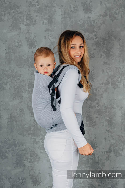 Lenny Lamb - LennyPreschool Carrier LITTLE HERRINGBONE GREY Lenny Lamb - LennyPreschool Carrier LITTLE HERRINGBONE GREY