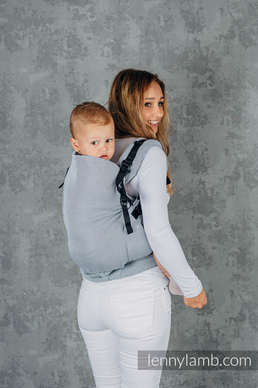 Lenny Lamb - LennyPreschool Carrier LITTLE HERRINGBONE GREY