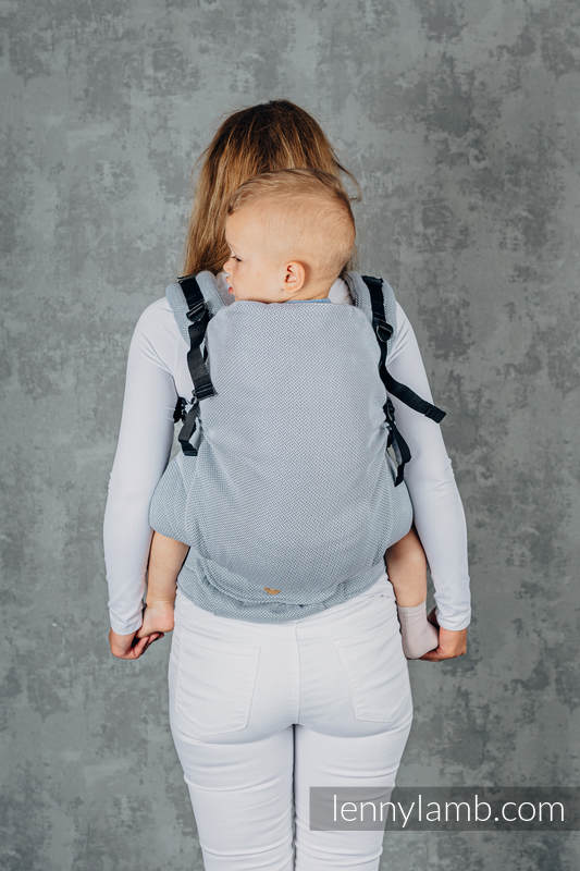 Lenny Lamb - LennyPreschool Carrier LITTLE HERRINGBONE GREY
