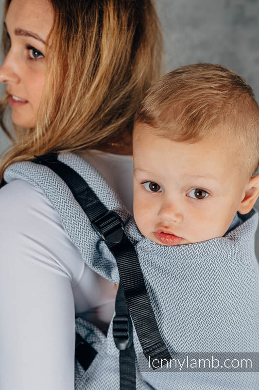 Lenny Lamb - LennyPreschool Carrier LITTLE HERRINGBONE GREY