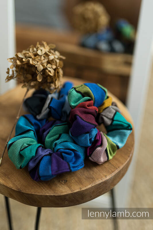 Lenny Lamb - Scrunchie - set of 3 - CAROUSEL OF COLORS CAROUSEL OF COLORS PROMENADE WATERFALL
