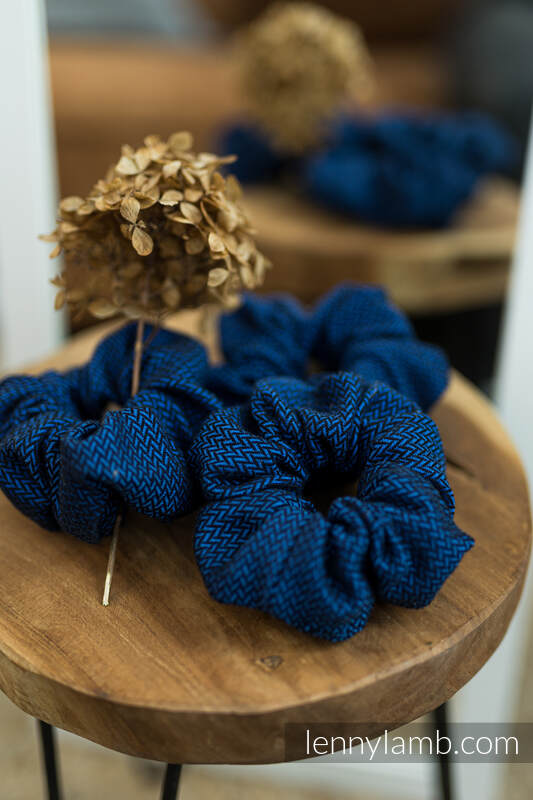Lenny Lamb - Scrunchie - set of 3 - COBALT COBALT Lenny Lamb - Scrunchie - set of 3 - COBALT COBALT