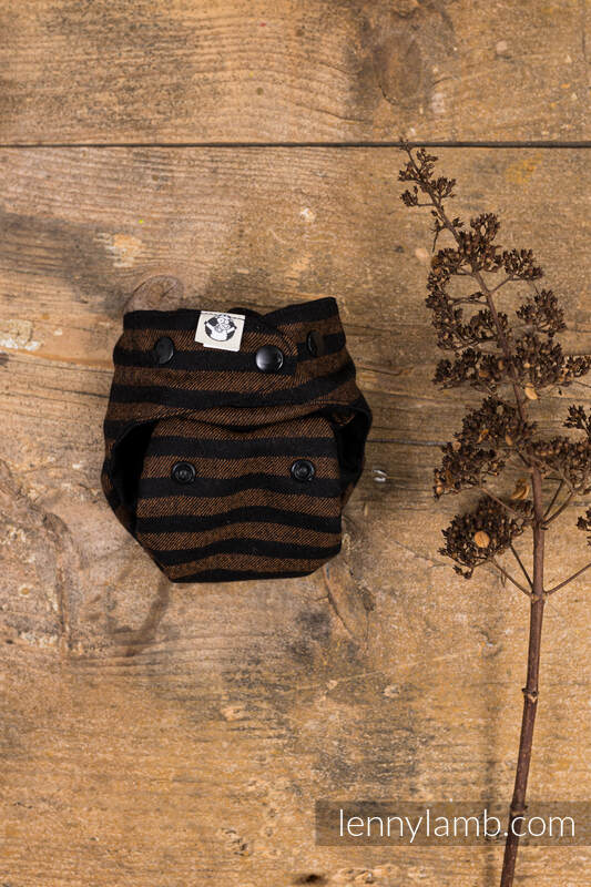 Lenny Lamb - Wool Cover - Brown & Black Stripes - NB NB Lenny Lamb - Wool Cover - Brown & Black Stripes - NB NB