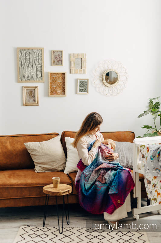 Lenny Lamb - Swaddle Blanket - WILD SOUL - BLAZE WILD SOUL BLAZE