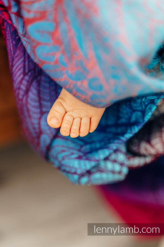 Lenny Lamb - Swaddle Blanket - WILD SOUL - BLAZE WILD SOUL BLAZE