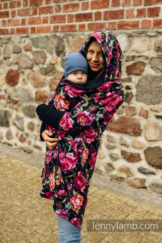 Lenny Lamb - Asymmetrical Hoodie - Peony - size L (87% cotton L Lenny Lamb - Asymmetrical Hoodie - Peony - size L (87% cotton L