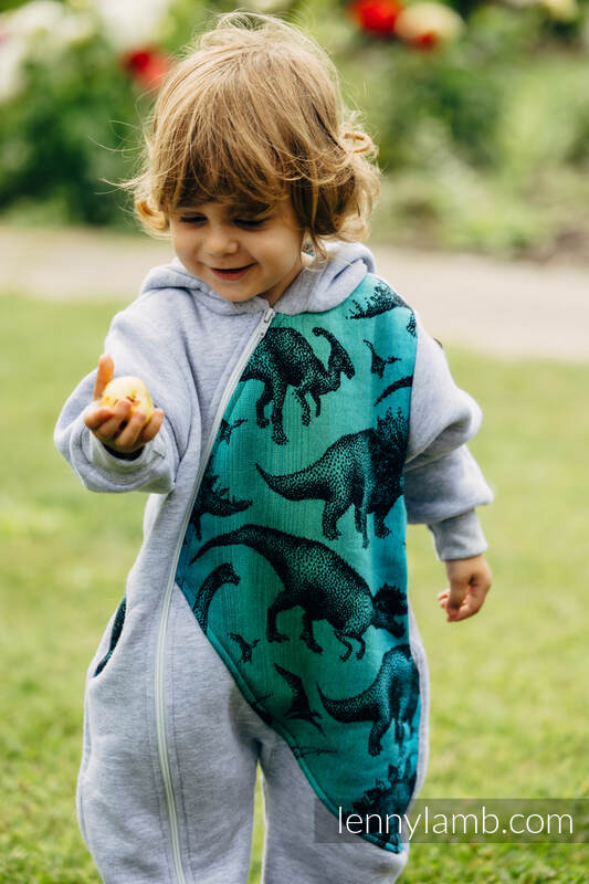 Lenny Lamb - Jumpsuit for a child - size 80 - Gray melange & Jurassic Park Lenny Lamb - Jumpsuit for a child - size 80 - Gray melange & Jurassic Park