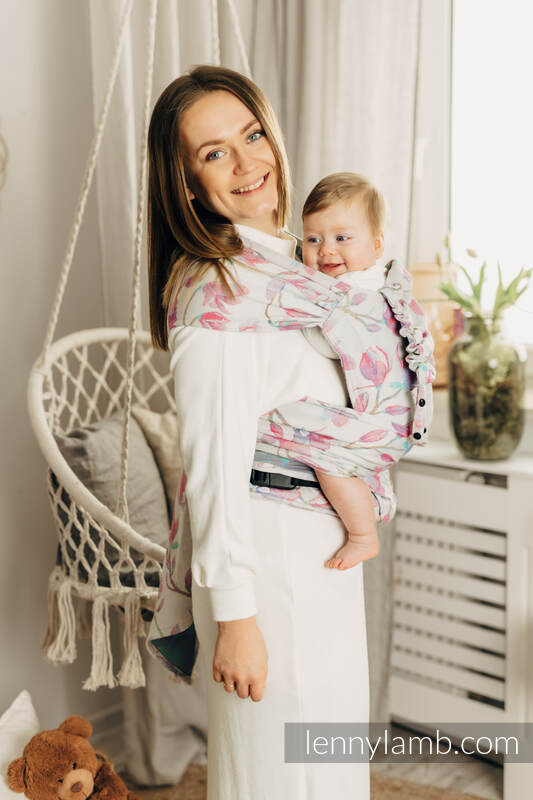 Lenny Lamb - LennyHybrid Half Buckle Carrier MAGNOLIA Lenny Lamb - LennyHybrid Half Buckle Carrier MAGNOLIA