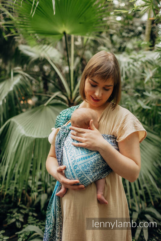 Lenny Lamb - Ring Sling PEACOCK S TAIL SEA ANGEL Lenny Lamb - Ring Sling PEACOCK S TAIL SEA ANGEL