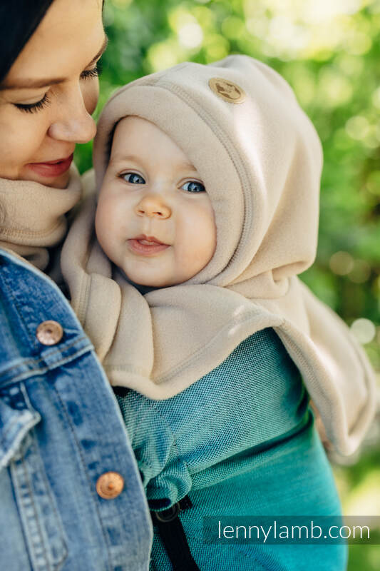 Lenny Lamb - Turtleneck for a child and mom (fleece) - Sweet Cappuccino 