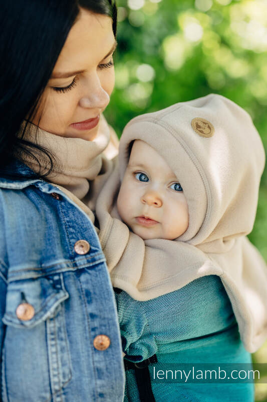 Lenny Lamb - Turtleneck for a child and mom (fleece) - Sweet Cappuccino 