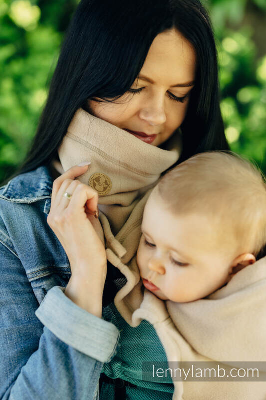 Lenny Lamb - Turtleneck for a child and mom (fleece) - Sweet Cappuccino 
