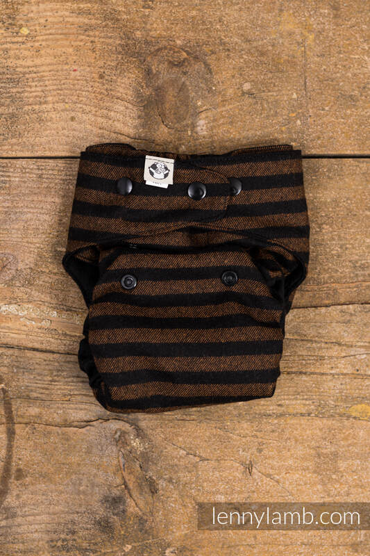 Lenny Lamb - Wool Cover - Brown & Black Stripes - OS+ OS Lenny Lamb - Wool Cover - Brown & Black Stripes - OS+ OS
