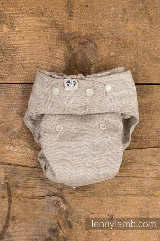 Lenny Lamb - Wool Cover - Herringbone Natural - OS+ OS Lenny Lamb - Wool Cover - Herringbone Natural - OS+ OS