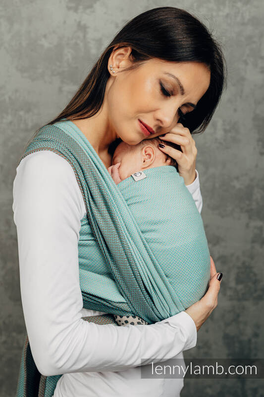 Lenny Lamb - My First Baby Sling LITTLE HERRINGBONE BABY MINT XS B