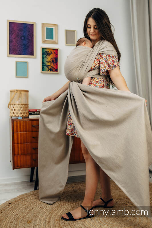 Lenny Lamb - Тъкан слинг PEANUT BUTTER L