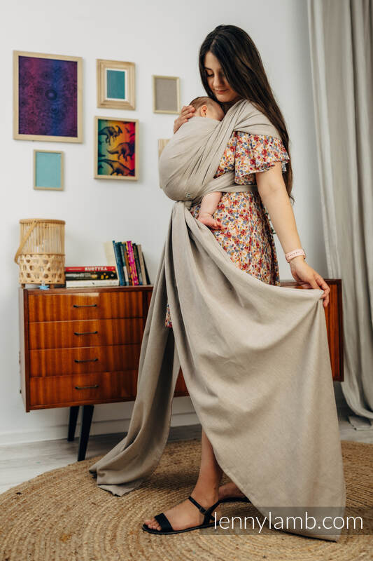 Lenny Lamb - Тъкан слинг PEANUT BUTTER L