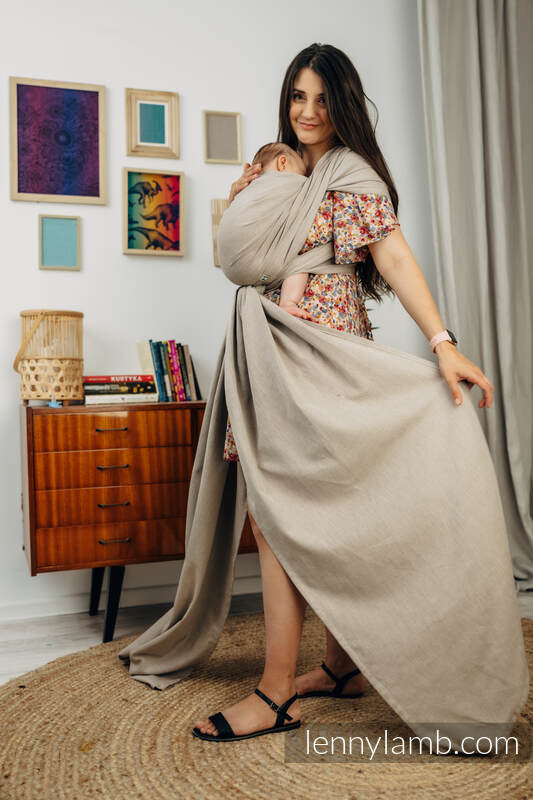 Lenny Lamb - Тъкан слинг PEANUT BUTTER L