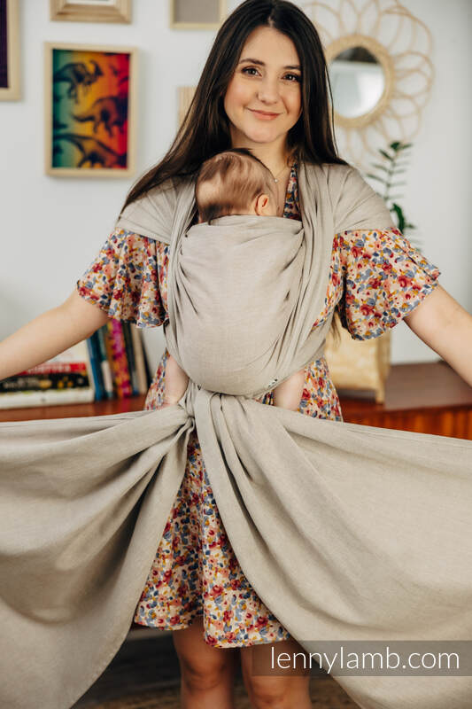 Lenny Lamb - Тъкан слинг PEANUT BUTTER L