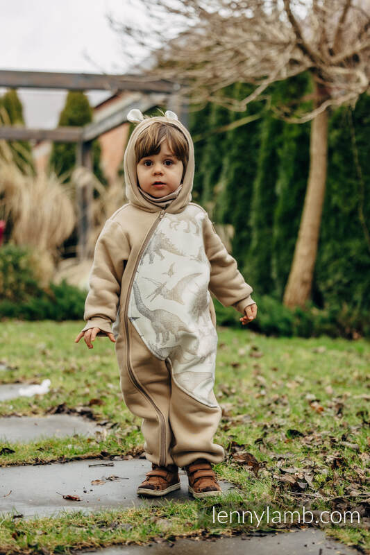 Lenny Lamb - Jumpsuit for a child - size 62 - Beige & Jurassic Park - Ice Desert 