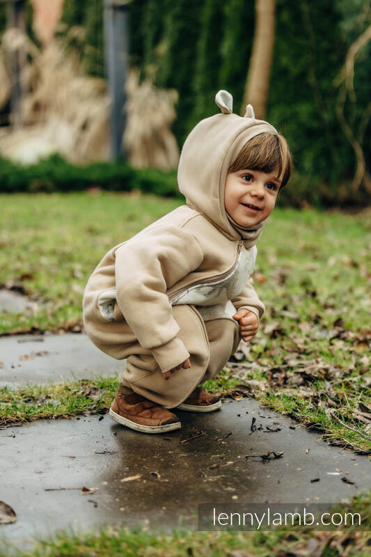 Lenny Lamb - Jumpsuit for a child - size 62 - Beige & Jurassic Park - Ice Desert 