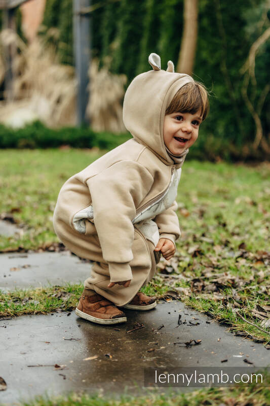 Lenny Lamb - Jumpsuit for a child - size 62 - Beige & Jurassic Park - Ice Desert 