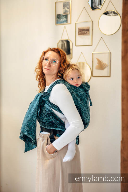Lenny Lamb - LennyHybrid Half Buckle Carrier WILD WINE IVY