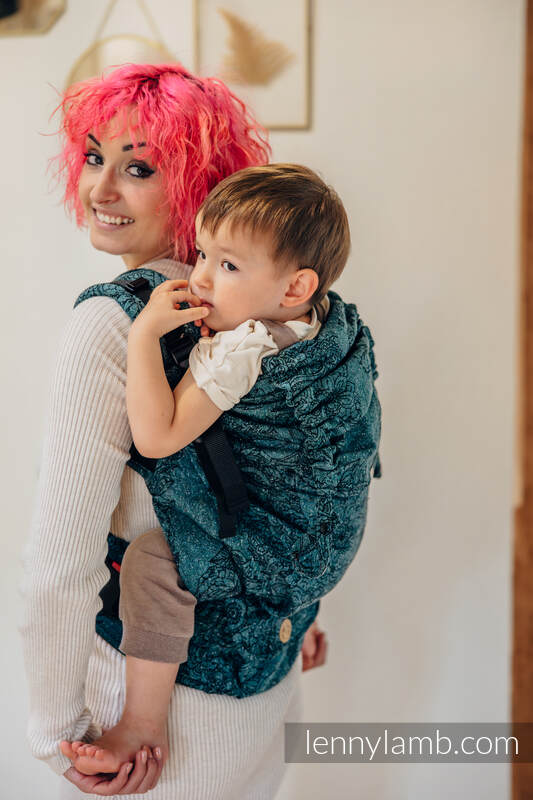 Lenny Lamb - LennyPreschool Carrier WILD WINE IVY Lenny Lamb - LennyPreschool Carrier WILD WINE IVY