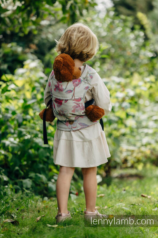 Lenny Lamb -  Doll Carrier made of woven fabric MAGNOLIA