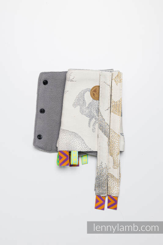 Lenny Lamb - Drool Pads & Reach Straps Set JURASSIC PARK ICE DESERT