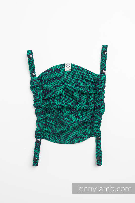 Lenny Lamb - Baby carrier hood (100% cotton) - EMERALD EMERALD