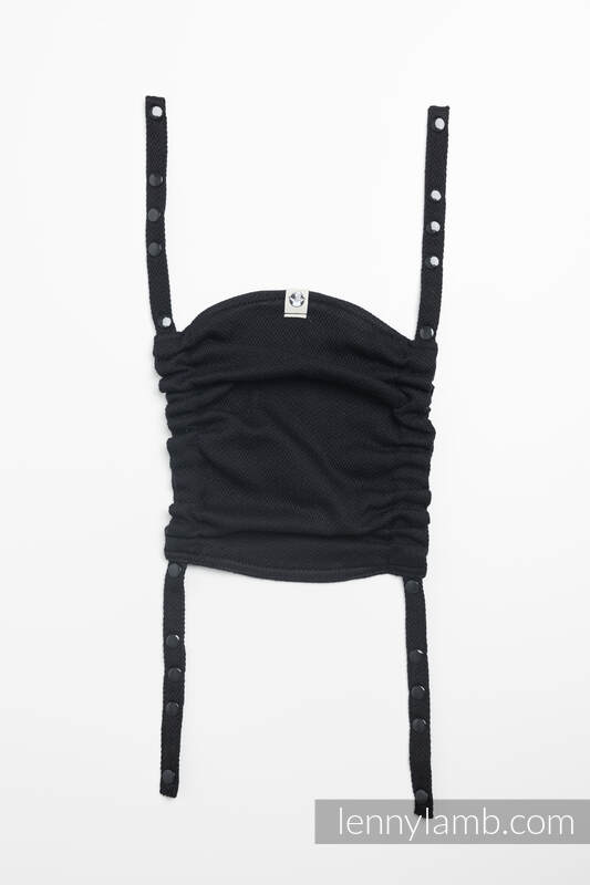 Lenny Lamb - Baby carrier hood (100% cotton) - LITTLE HERRINGBONE EBONY BLACK LITTLE HERRINGBONE EBONY BLACK Lenny Lamb - Baby carrier hood (100% cotton) - LITTLE HERRINGBONE EBONY BLACK LITTLE HERRINGBONE EBONY BLACK