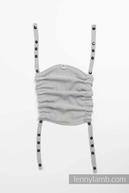 Lenny Lamb - Baby carrier hood (100% cotton) - LITTLE HERRINGBONE GREY LITTLE HERRINGBONE GREY Lenny Lamb - Baby carrier hood (100% cotton) - LITTLE HERRINGBONE GREY LITTLE HERRINGBONE GREY
