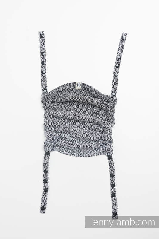 Lenny Lamb - Baby carrier hood (100% cotton) - LITTLE HERRINGBONE OMBRE GREY LITTLE HERRINGBONE OMBRE GREY Lenny Lamb - Baby carrier hood (100% cotton) - LITTLE HERRINGBONE OMBRE GREY LITTLE HERRINGBONE OMBRE GREY