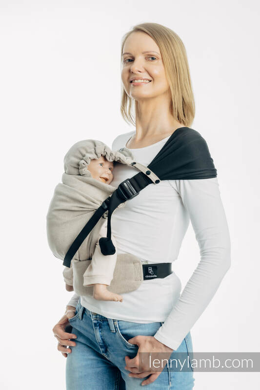 Lenny Lamb - Baby carrier hood (100% cotton) - PEANUT BUTTER PEANUT BUTTER