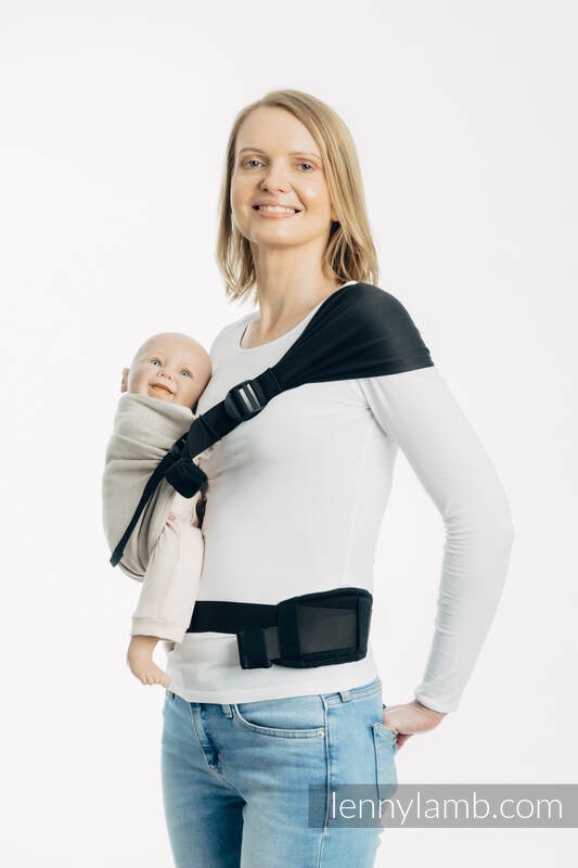 Lenny Lamb - Lumbar support standard - LITTLE HERRINGBONE EBONY BLACK LITTLE HERRINGBONE EBONY BLACK
