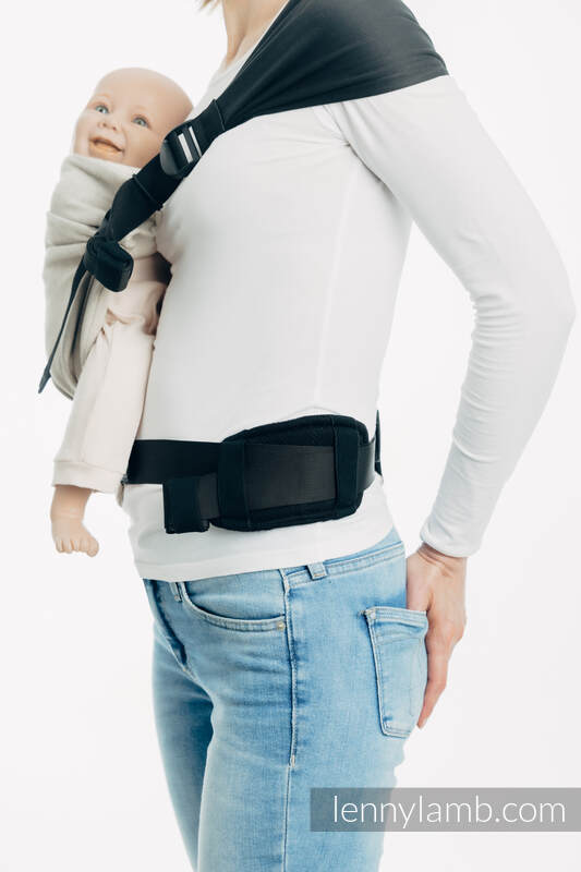 Lenny Lamb - Lumbar support standard - LITTLE HERRINGBONE EBONY BLACK LITTLE HERRINGBONE EBONY BLACK