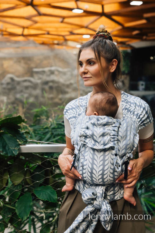 Lenny Lamb - LennyHybrid Half Buckle Carrier CATKIN WILLOW
