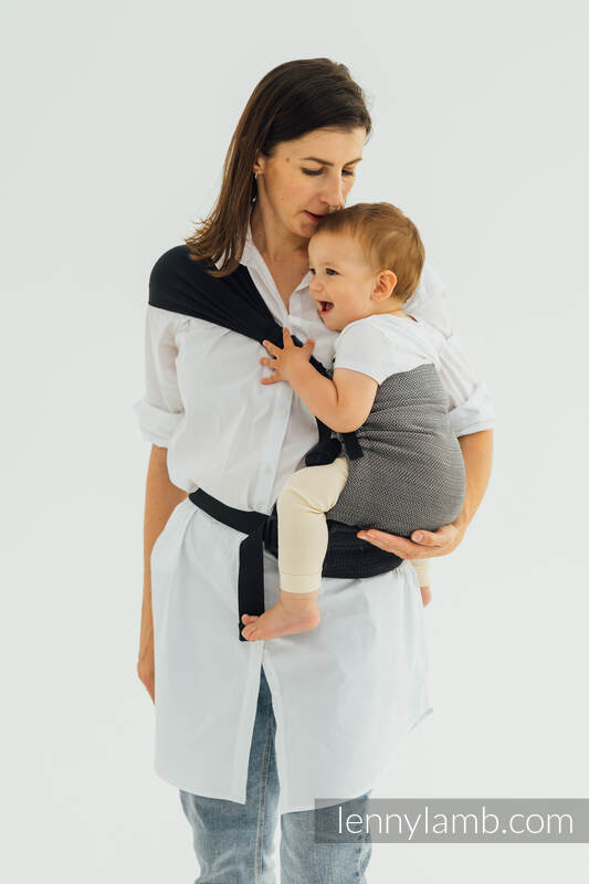 Lenny Lamb - LennyHip Carrier (1/2 of LennyTwin Carrier) LITTLE HERRINGBONE OMBRE GREY Lenny Lamb - LennyHip Carrier (1/2 of LennyTwin Carrier) LITTLE HERRINGBONE OMBRE GREY