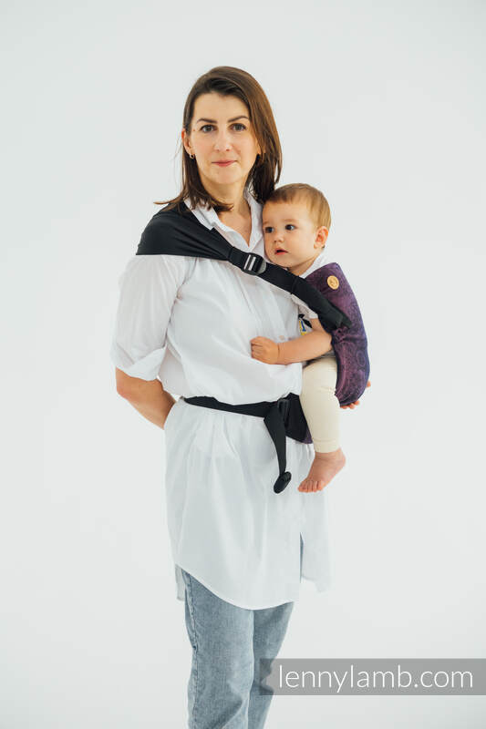 Lenny Lamb - LennyHip Carrier (1/2 of LennyTwin Carrier) WILD WINE BOUQUET