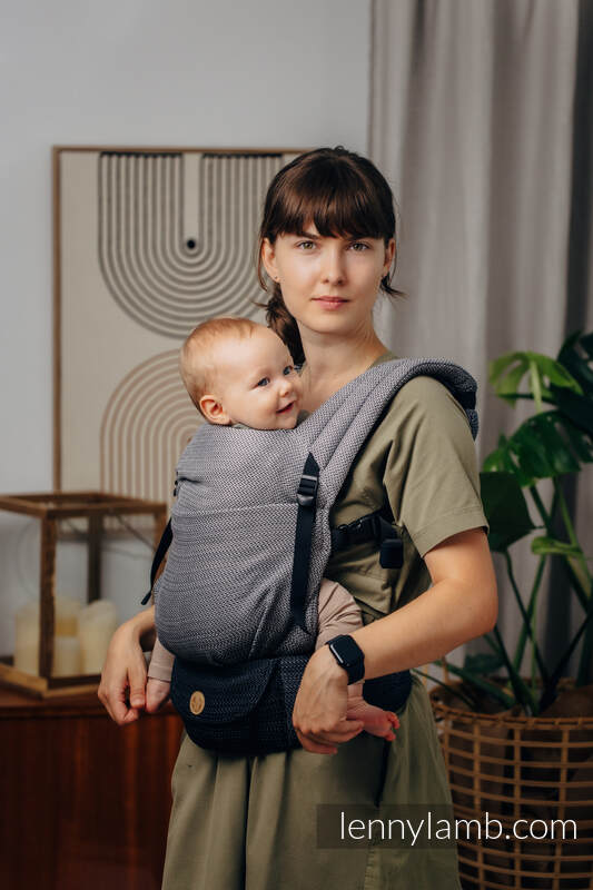Lenny Lamb - LennyLight Carrier LITTLE HERRINGBONE OMBRE GREY