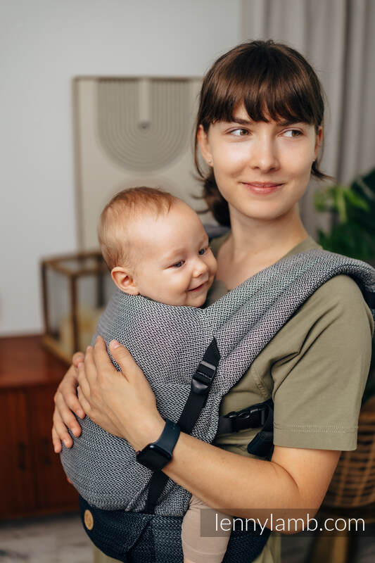 Lenny Lamb - LennyLight Carrier LITTLE HERRINGBONE OMBRE GREY