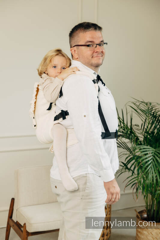 Lenny Lamb - LennyPreschool Carrier LITTLE HERRINGBONE LUCE