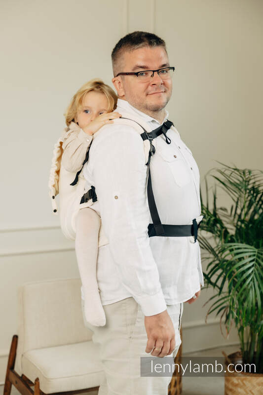 Lenny Lamb - LennyPreschool Carrier LITTLE HERRINGBONE LUCE