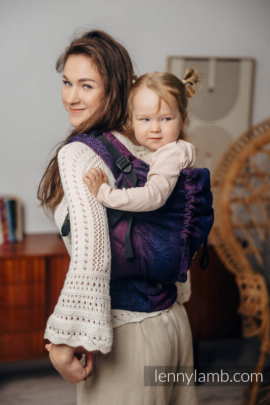 Lenny Lamb - LennyPreschool Carrier WILD WINE BOUQUET Lenny Lamb - LennyPreschool Carrier WILD WINE BOUQUET