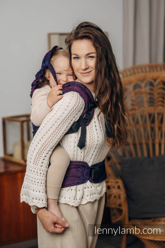 Lenny Lamb - LennyPreschool Carrier WILD WINE BOUQUET