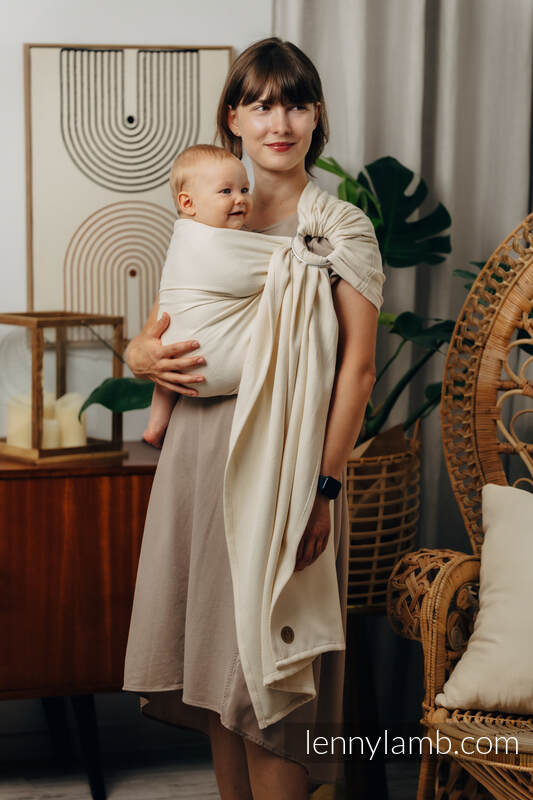 Lenny Lamb - Ring Sling LITTLE HERRINGBONE LUCE