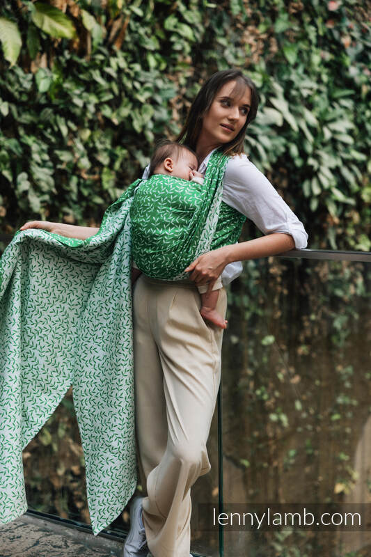 Lenny Lamb - Тъкан слинг-шал TENCEL ENCHANTED NOOK EVERGREEN M